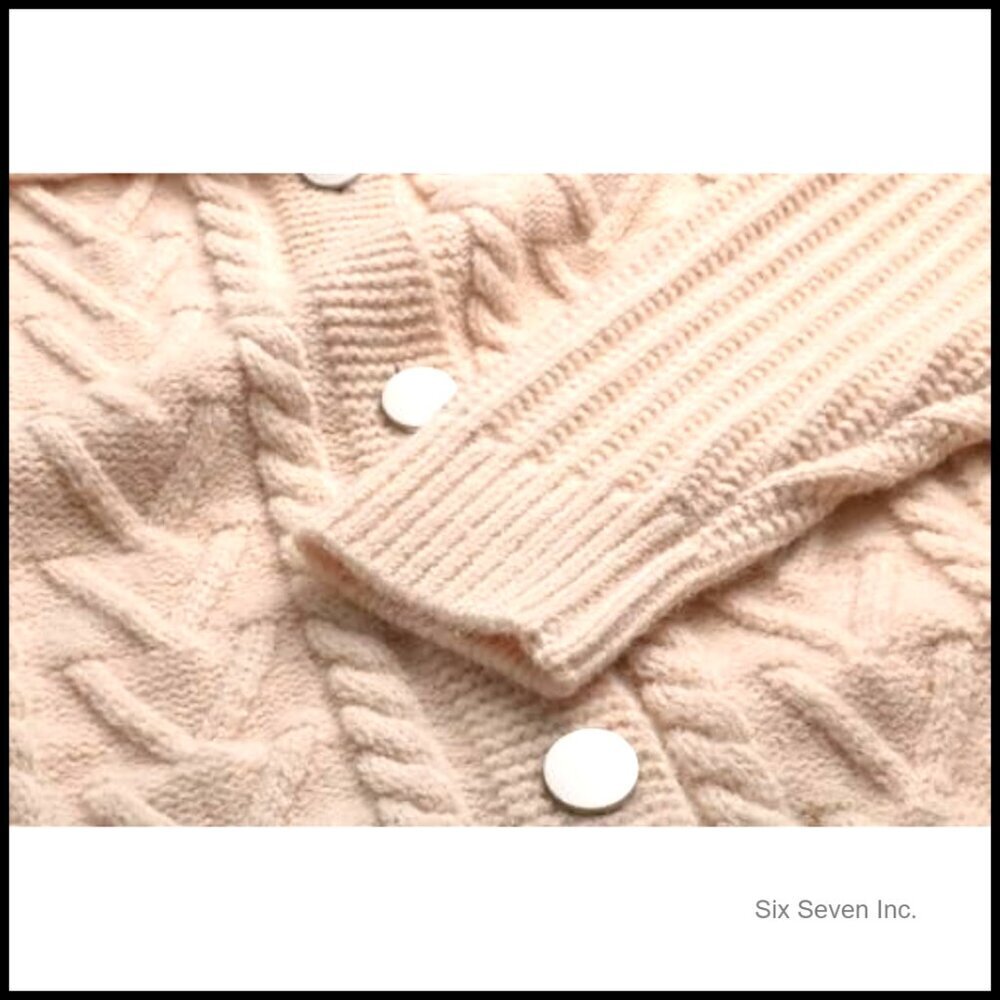 Chunky Knit Cardigan Lapel Collar Oversized Coatigan Sweater Jacket Winter - Picture 3 of 6
